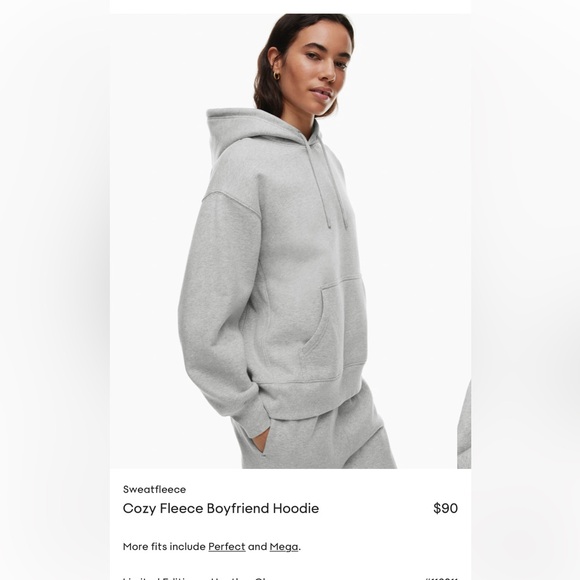 TNA Cozy Fleece Boyfriend Hoodie - Picture 3 of 5